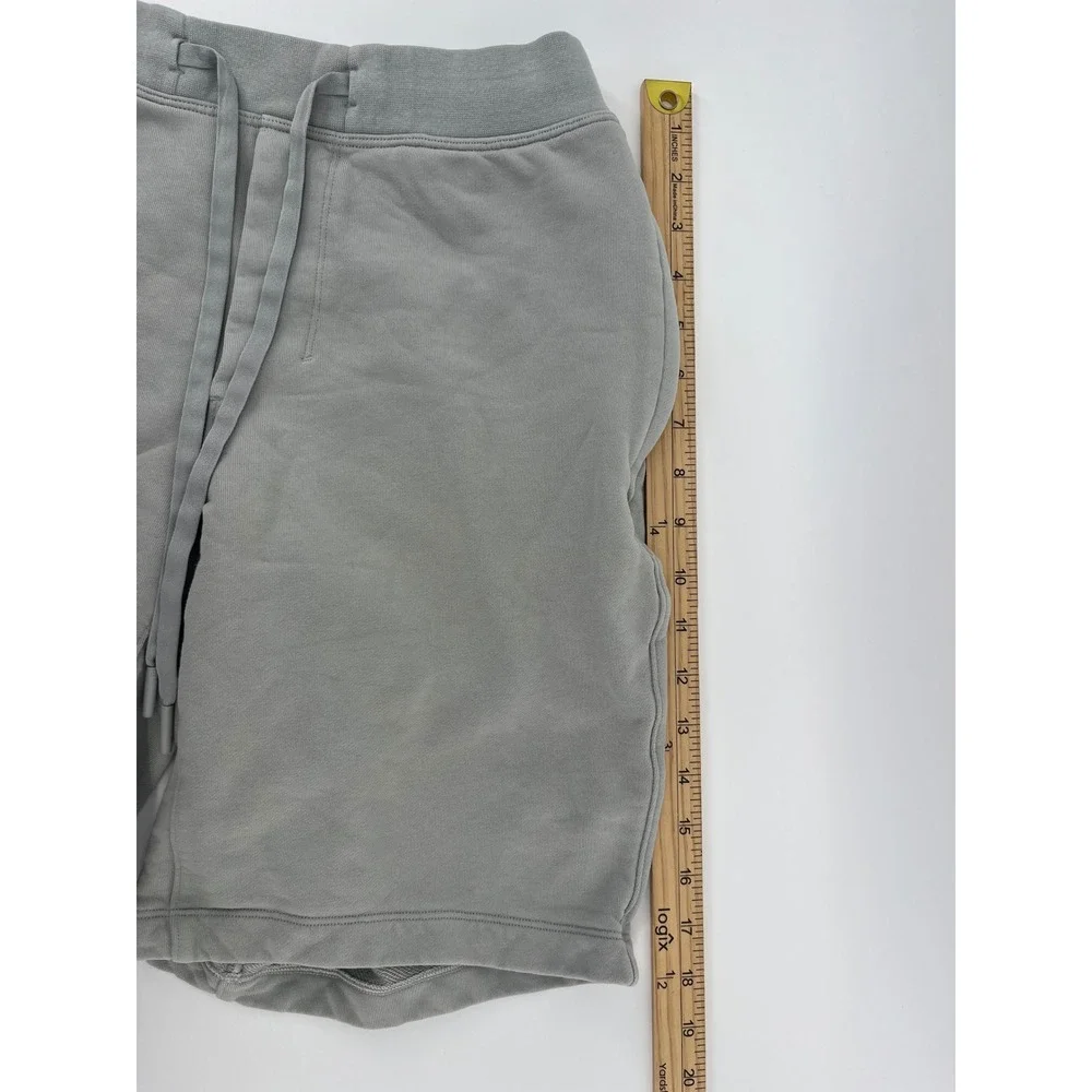 Lululemon City Sweat Shorts Mens Small Grey Drawstring Athletic Gym